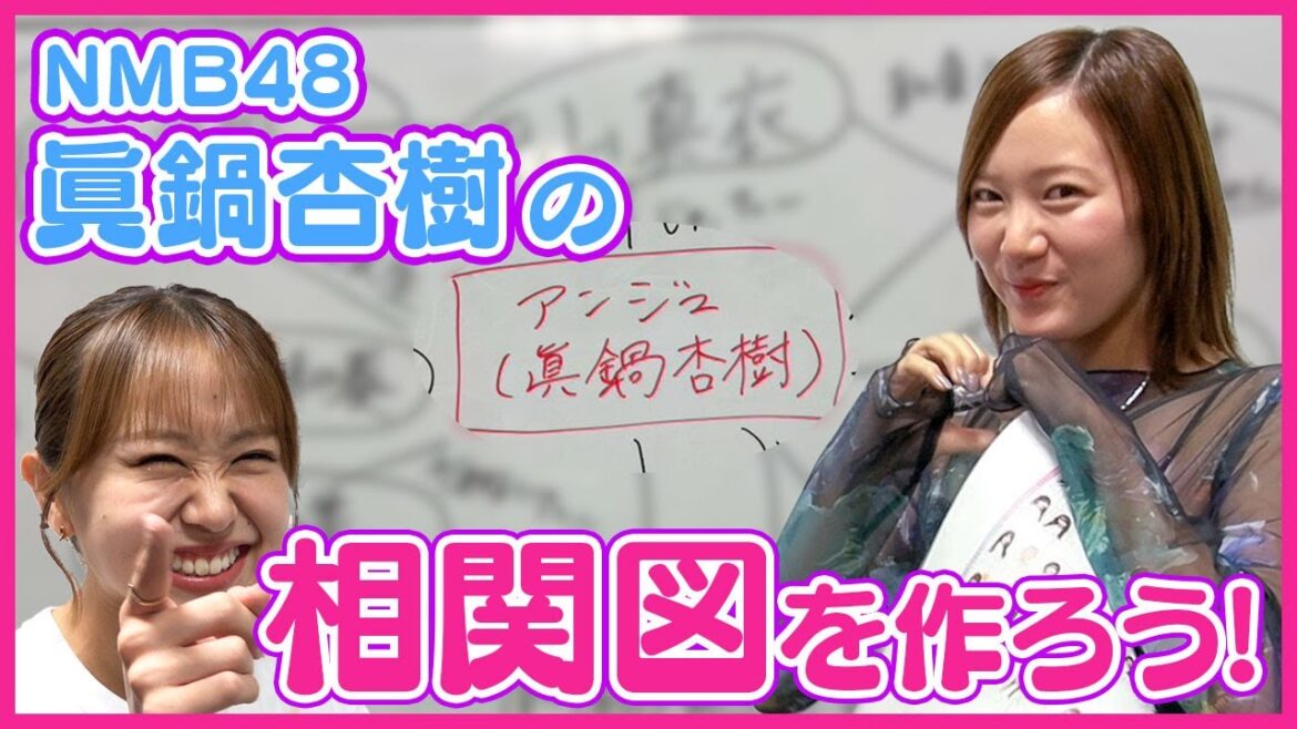 【狭く広く】相関図を作ろう!#4【NMB48 眞鍋杏樹編】