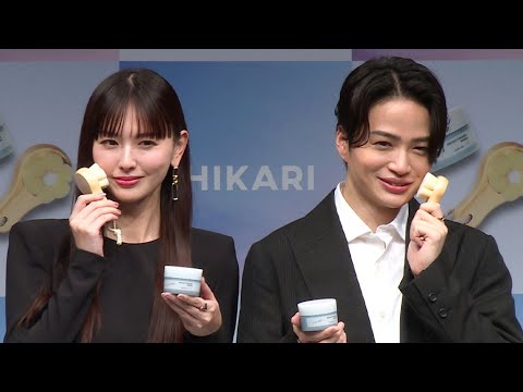 timelesz菊池風磨、鈴木えみ「ドッキリのお仕事が多いのかな?」に苦笑い 新メンバーオーディションは「新体験尽くし」(「SHIKARI」アンバサダー就任会見/菊池風磨 鈴木えみ)
