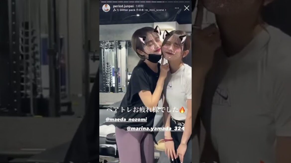 モデル 前田希美 元HKT48 声優 山田麻莉奈 ジム着 レギンス #shorts