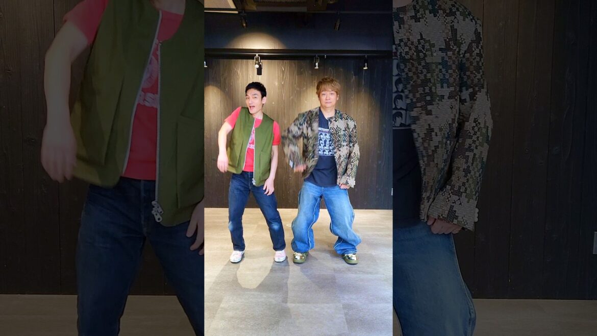 つよぽんと「Ja-nay Gymnastics」踊ってみた!【香取慎吾×草彅剛】#ポンキッキーズ #ガチャピン #ムック