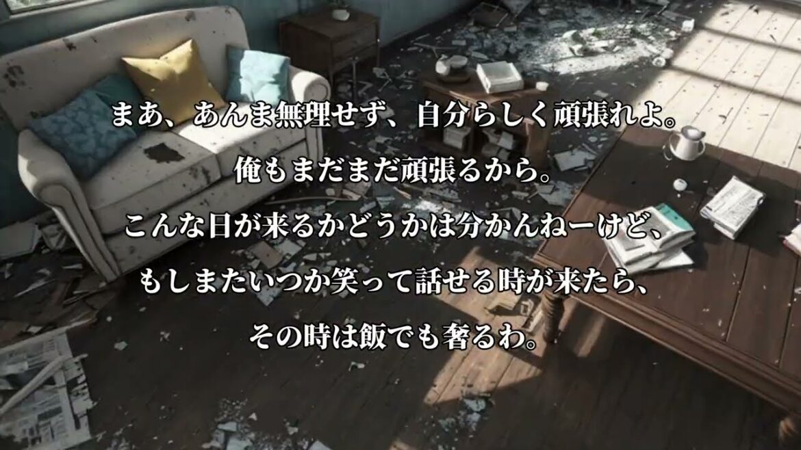 最高にラストサビで泣ける感動の離婚ソング。最新人気定番実話曲「真実 (重低音強化)」歌詞付き フル 高音質。Kaiber AI Animation Music Video。小寺健太
