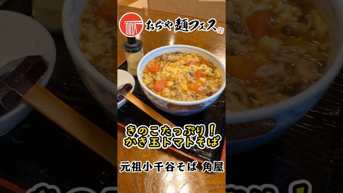 【おぢや麺フェス】元祖小千谷そば 角屋×NGT48 清司麗菜 メニュー紹介 #そば #おぢや麺フェス #shorts