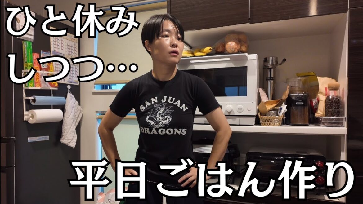 【イモトのVLOG】平日ごはん作り/撮り忘れ多し/土鍋ごはんと牛丼と茄子のおひたし
