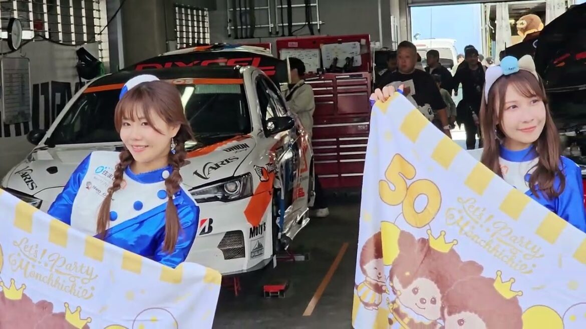 【PIT WALK】【ENEOS スーパー耐久2024ファイナルFUJI】シンリョウレーシング葉月ゆうかさん北郷ゆいさん中野麗来さんピットウォークレースクウィーン_20241117