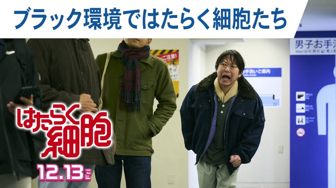 映画『はたらく細胞』ブラック環境ではたらく細胞たち(不摂生な父・茂の体内)2024年12月13日(金)公開!