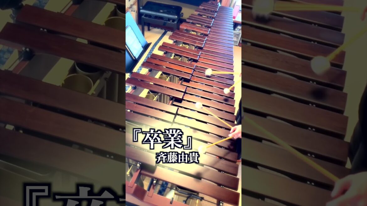 『卒業』 斉藤由貴 / マリンバ ソロ演奏 #shorts #marimba #music