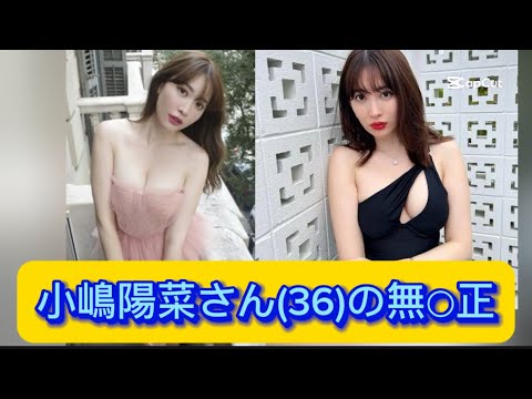 小嶋陽菜さん(36)の無○正【ネットの反応】