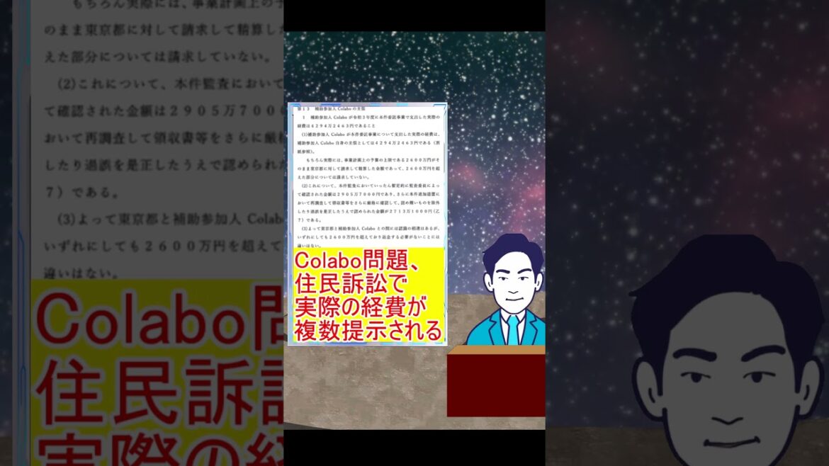 Colabo問題、住民訴訟で実際の経費が複数提示される! #Colabo問題 #暇空茜 #住民訴訟