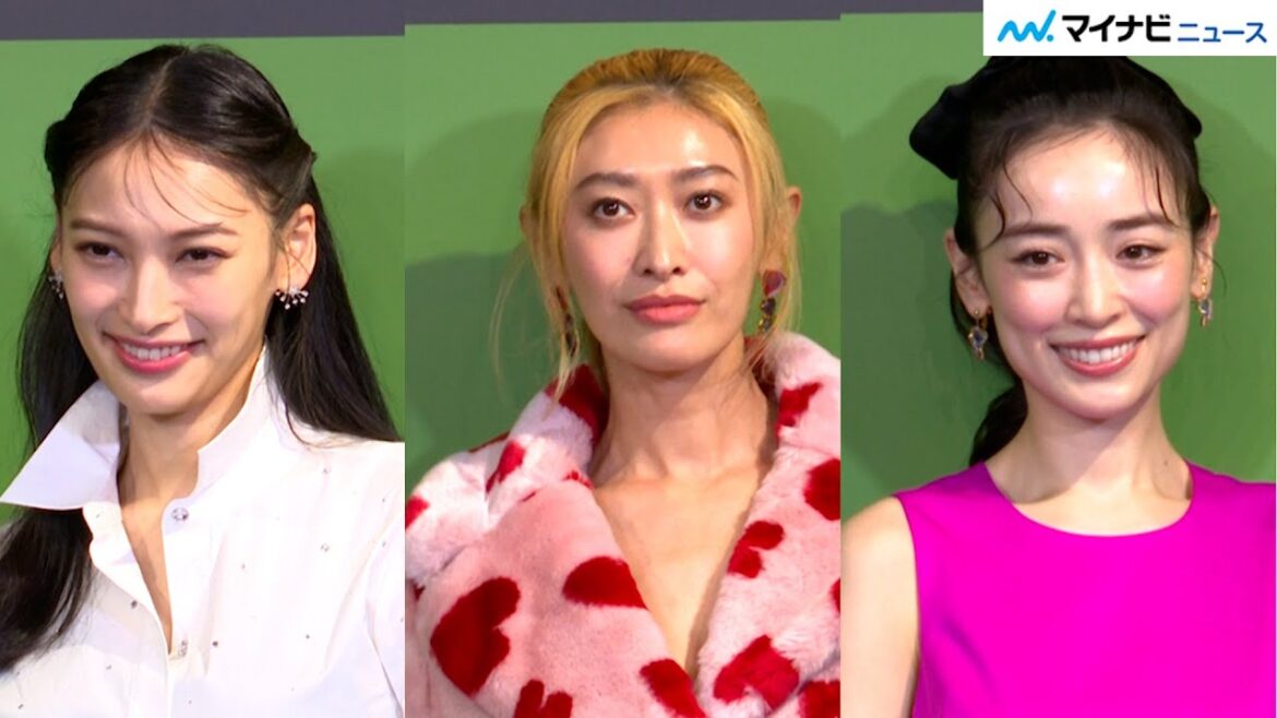 山田優・大政絢・泉里香、圧巻スタイル輝く衣装で魅了!『ケイト・スペードニューヨーク銀座オープニングセレモニー』