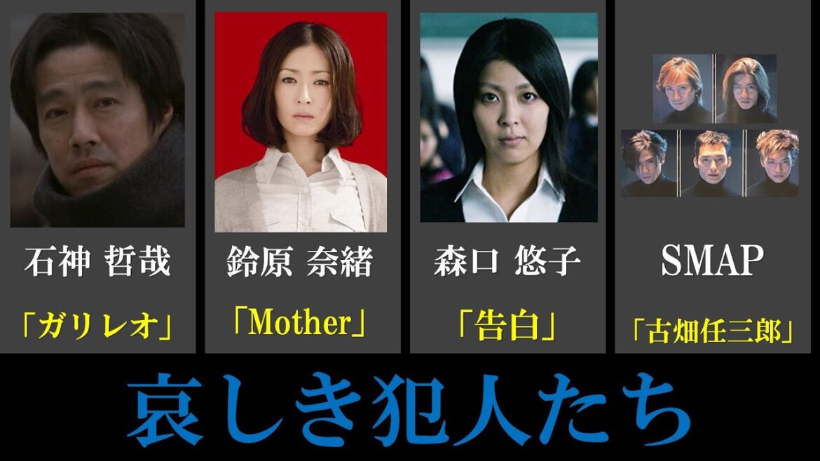 【号泣】邦画史に残る ”哀しき犯罪者たち” 35選