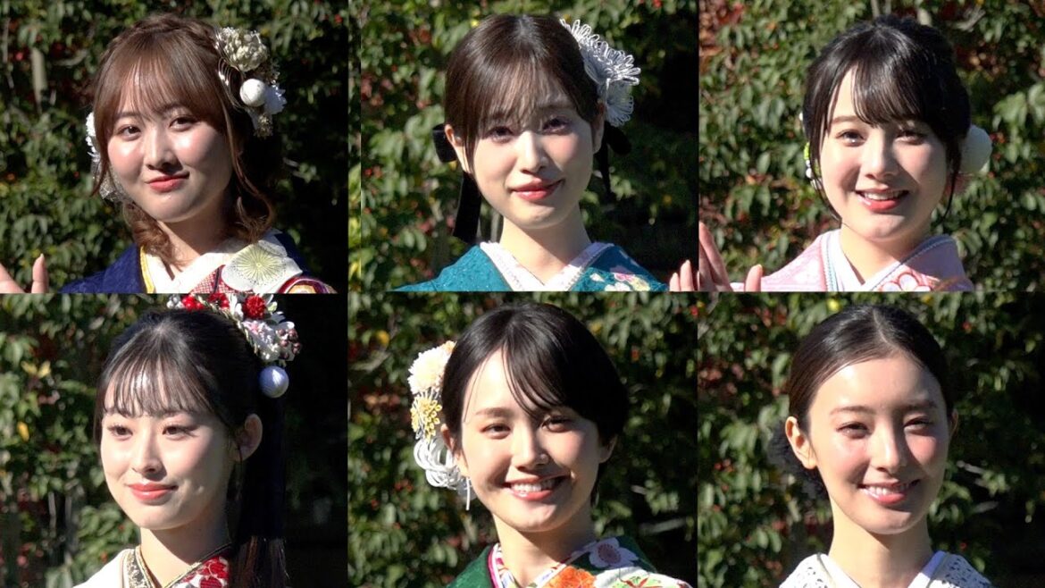 本田望結、高橋ひかる、本田紗来、尾碕真花らが晴れ着姿をお披露目! オスカープロモーション『2025年 新春晴れ着撮影会』