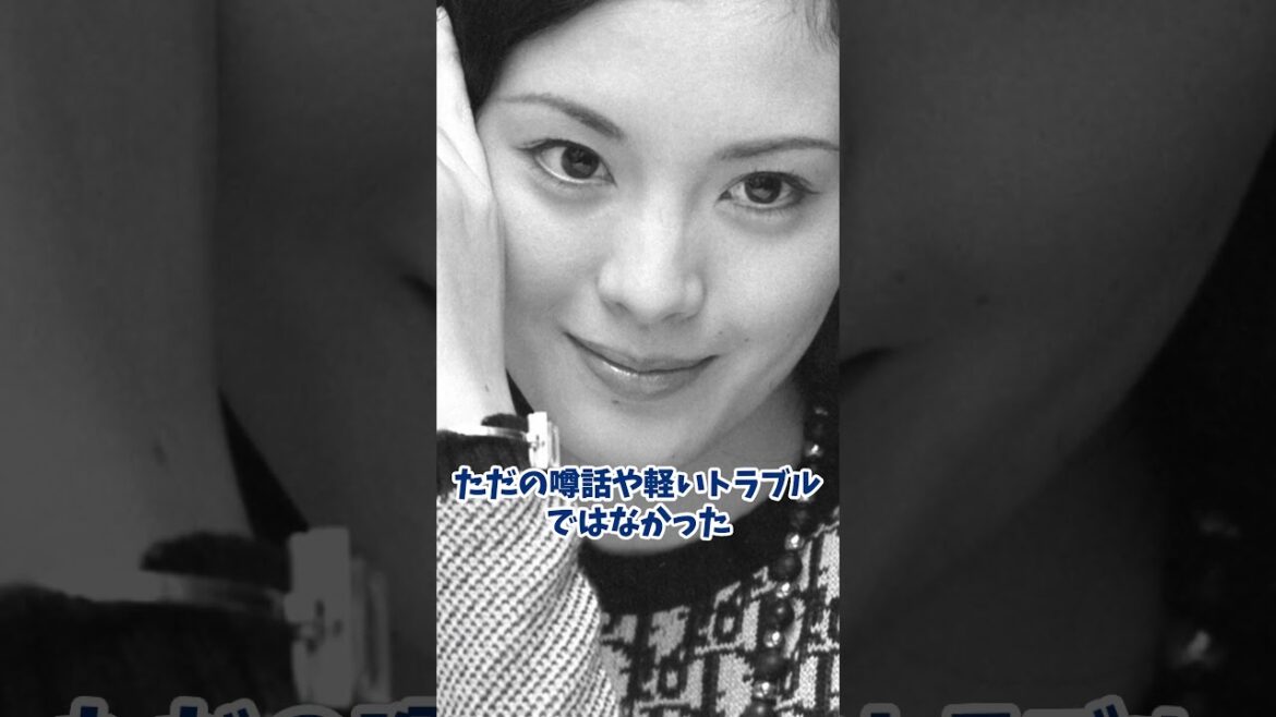 【松坂慶子】梶原一騎の脅迫。芸能界の暗部が露わに