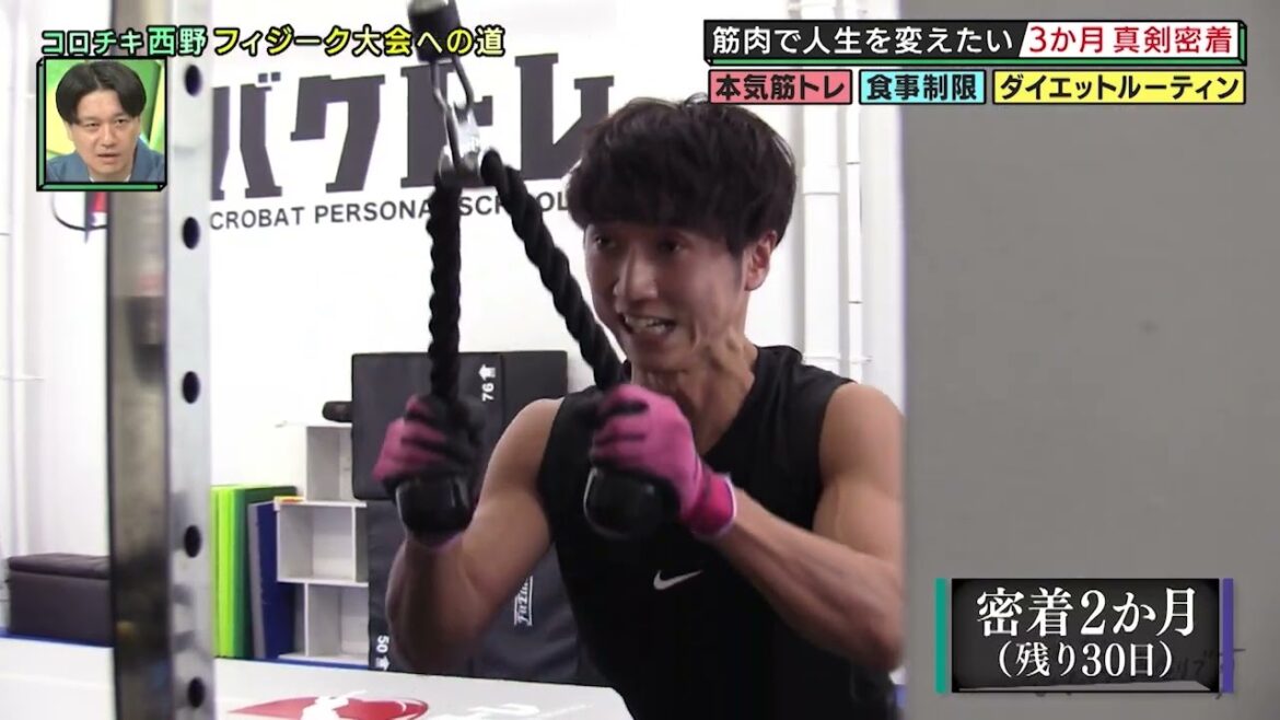 【いたって真剣です】コロチキ西野 フィジーク大会への道 筋肉で人生を変えたい 3か月真剣密着「やすとものいたって真剣です」ナイトinナイト