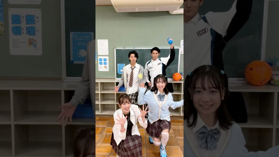 自由すぎwwww #カンフー #今森茉耶 #葛西杏也菜 #藤本洸大 #木下暖日 #最期の授業 #ショートドラマ