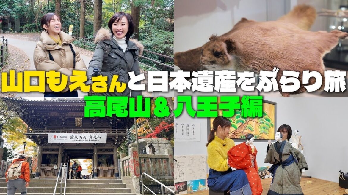 【もえさんと2人旅】高尾山&八王子⭐️日本遺産を大満喫