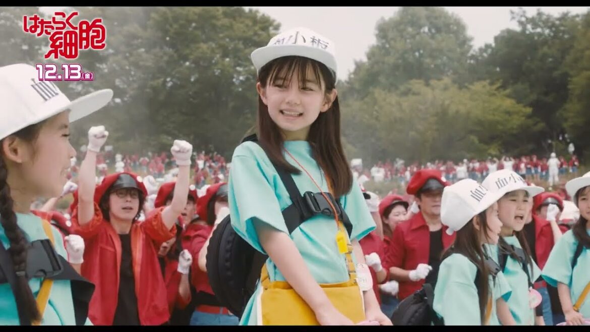 【はたらく細胞】かわいすぎる“血小板“が大活躍!永野芽郁&佐藤健も思わず笑顔 映画『はたらく細胞』本編映像