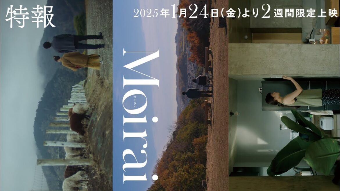 【特報】短編映画集「Moirai」2025年1月24日〜2週間限定公開@新宿武蔵野館