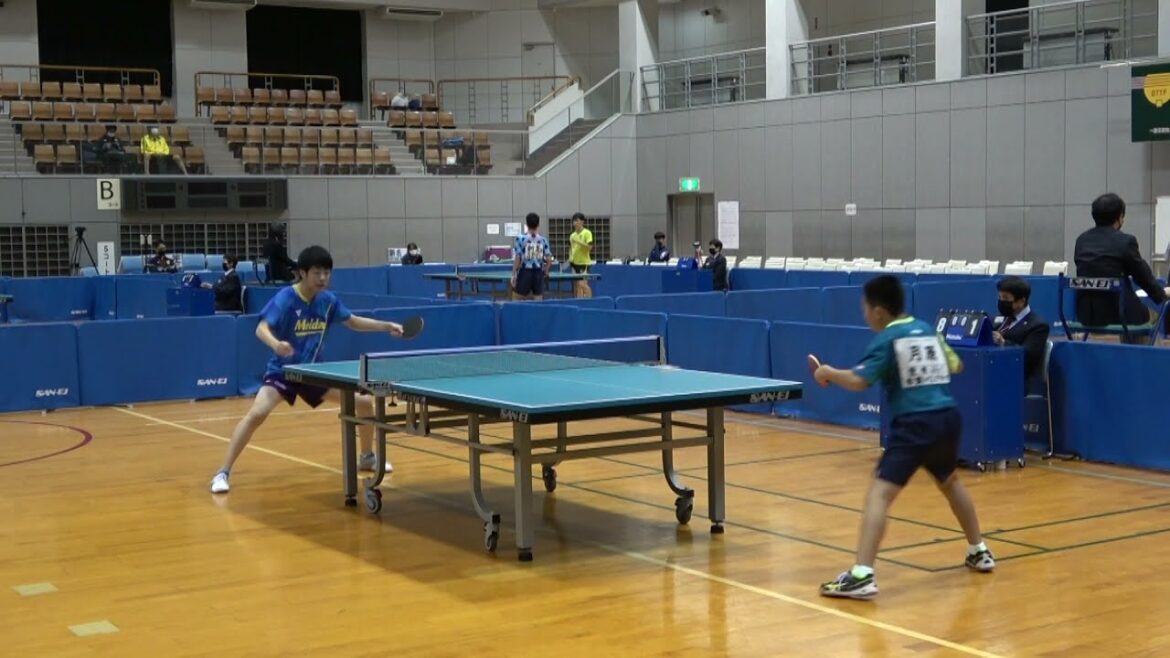 中村煌和 vs 月原弘暉|2021世界ユース日本代表1次選考合宿|男子シングルス グループA