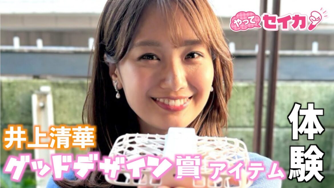 【やってセイカ!見逃し配信】井上清華キャスターが体験!グッドデザイン賞に輝いたおしゃれなアイデアグッズ9選