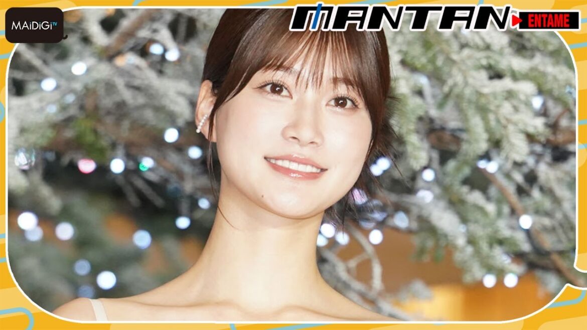 生見愛瑠、純白ドレスでクリスマスツリー点灯式に サンタクロースにリアルなお願い? 「最近帰れていないんです」