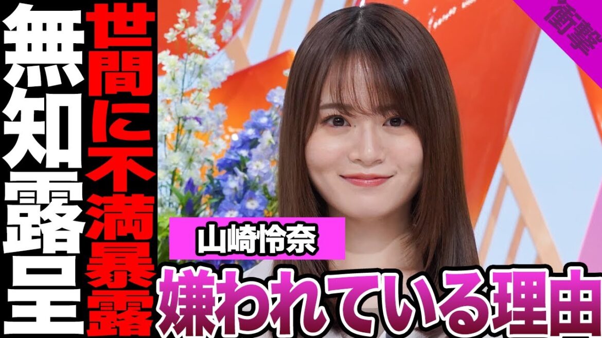 山崎怜奈が嫌われる理由がヤバすぎる!元高学歴アイドルが切り込んだ政治問題への批判、世間のあり方、不満を大暴露!自身の発言の弁解に言葉を失う…【乃木坂46】【アイドル】