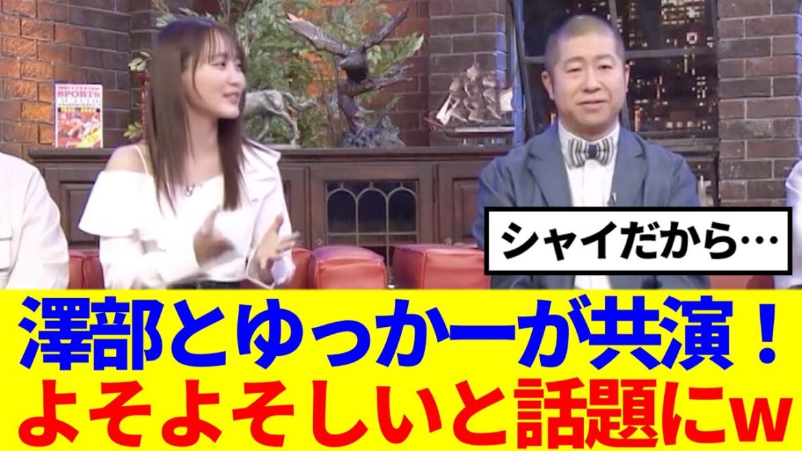 【櫻坂46】澤部さんと菅井友香が共演!よそよそしいと話題にwww