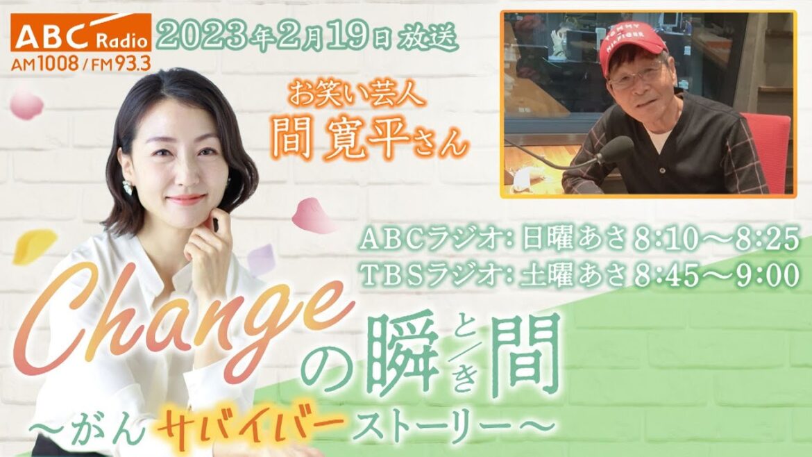 #151 ゲスト:間寛平さん 「Changeの瞬間~がんサバイバーストーリー」