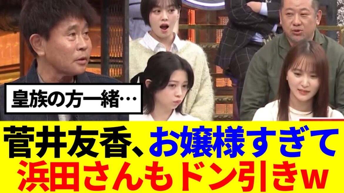 【櫻坂46】菅井友香、ダウンタウンDXでお嬢様エピソードを披露した結果www