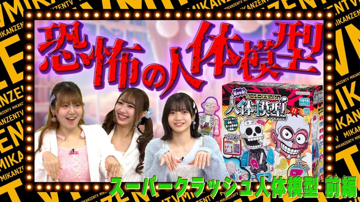 【ゲーム】いま話題!人体模型に臓器を戻す恐怖のゲームが開幕!!【SKE48】