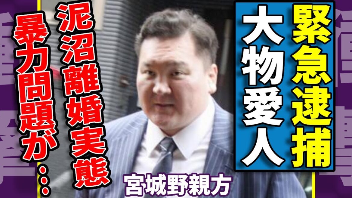 宮城野親方が緊急逮捕…発覚された大物愛人の正体や泥沼離婚に発展していた実態に驚きを隠さない…弟子の暴力問題の裏側で起こっていた不祥事の実態に言葉を失う…