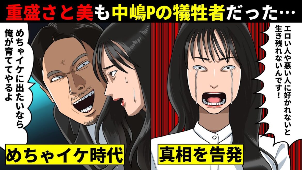 重盛さと美も性加害の犠牲者か…フジテレビ幹部、中嶋優一Pがとんでもない悪魔だった…