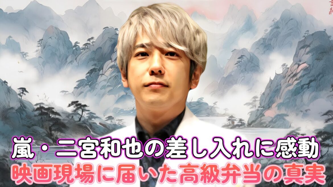 嵐・二宮和也の差し入れに感動!映画現場に届いた高級弁当の真実