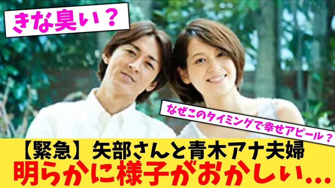【緊急】矢部さんと青木アナ夫婦明らかに様子がおかしい…【2chまとめ】【2chスレ】【5chスレ】