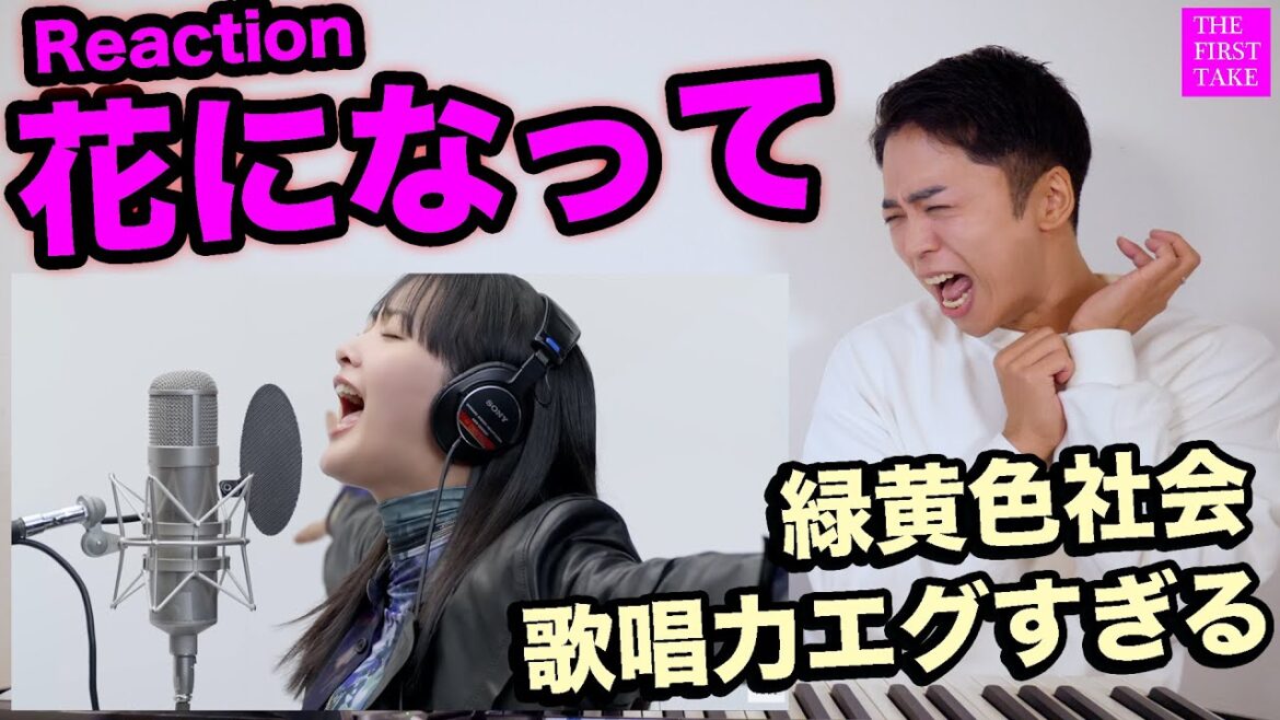 【緑黄色社会 – 花になって】THE FIRST TAKEでの歌唱力が人間の限界を超えています。【リアクション動画 | 薬屋のひとりごと】