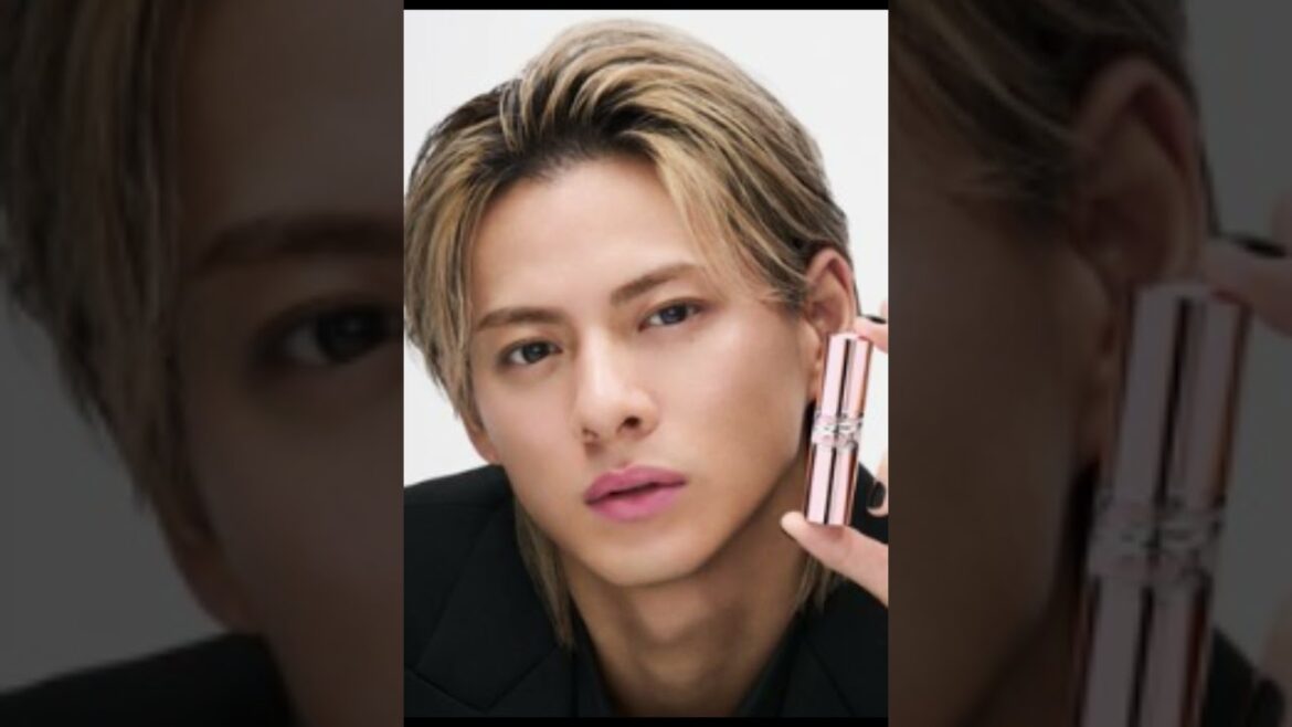 Number_i<#平野紫耀>がぷるぷるリップで魅了!“YSL ラブシャイン キャンディ グロウ バーム”の新ルック公開