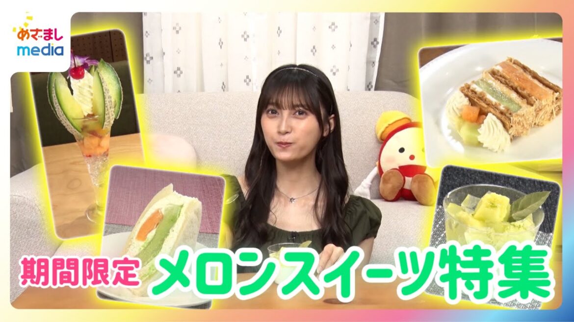 【小山璃奈リポート】3ヵ月で8000個以上売れた!ジューシーな甘さが特徴の期間限定メロンスイーツ特集【めざましテレビ イマドキ】