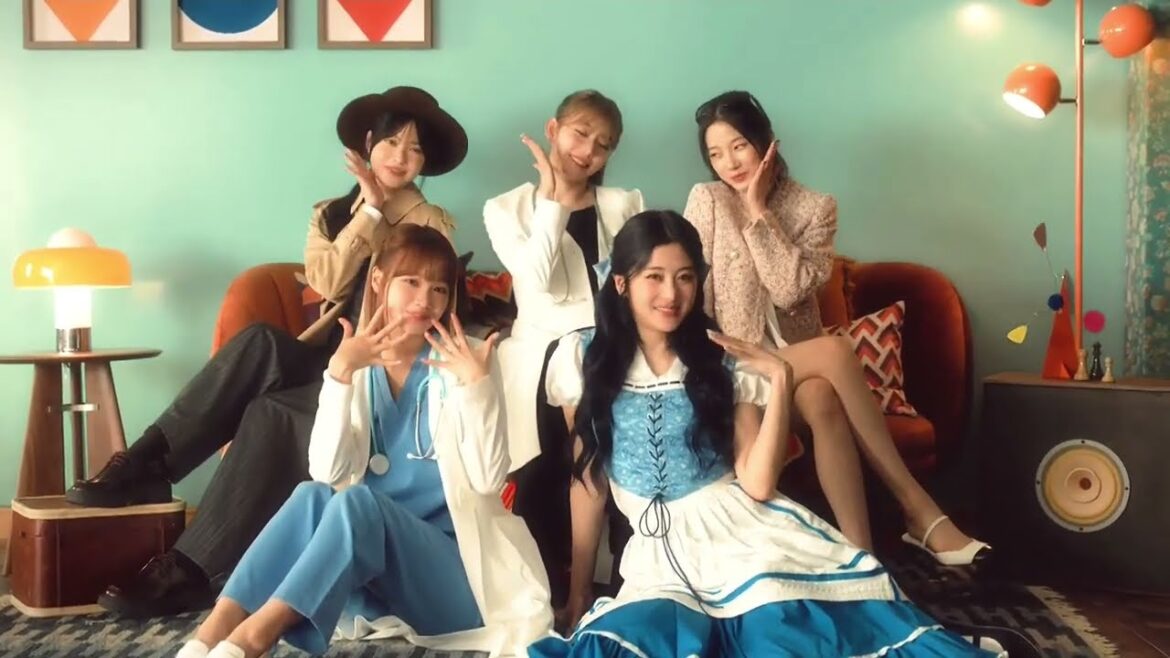 【HD】LE SSERAFIM CM「やってみたい仕事」パラレルワールド