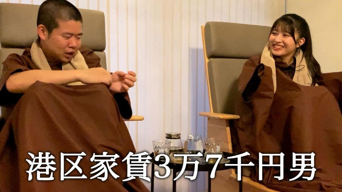 KLP48行天優莉奈さんとよもぎ蒸しスパを受けてアイドル興味ないふりする港区家賃3万7千円男