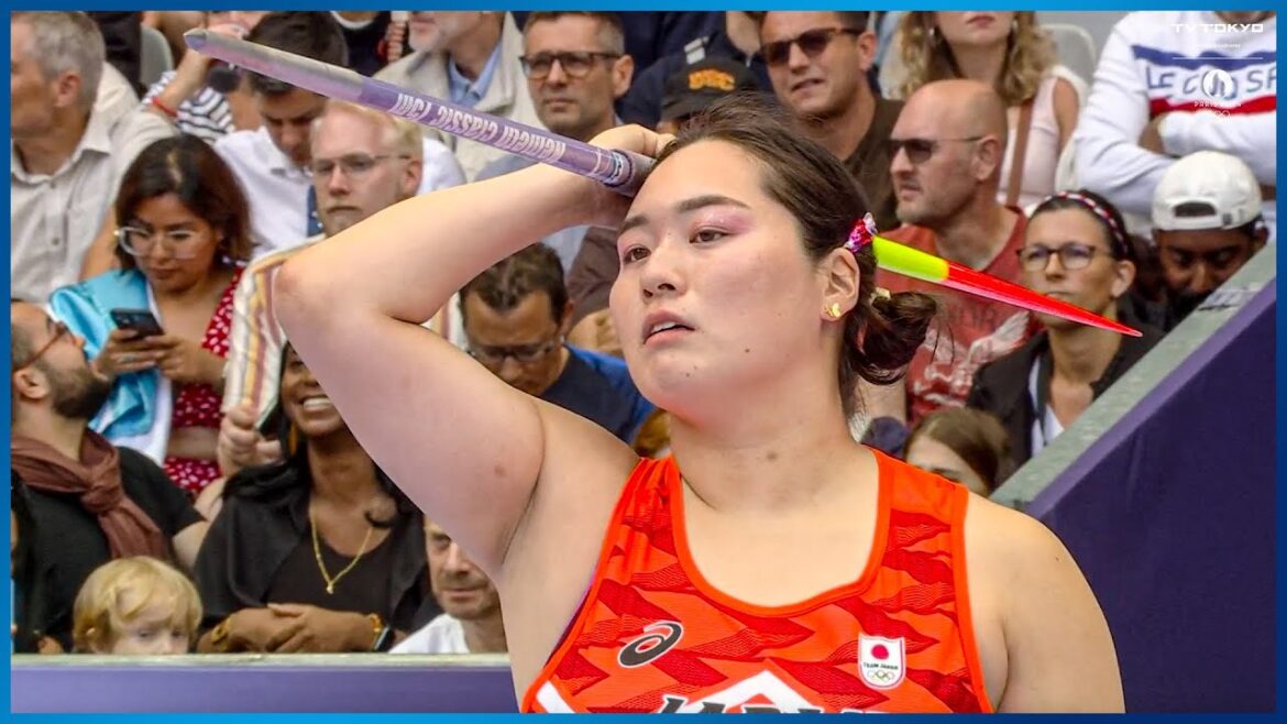 【陸上女子】世界女王・北口榛花 わずか1投で貫禄の予選通過!決勝進出|パリオリンピック 女子やり投げ予選