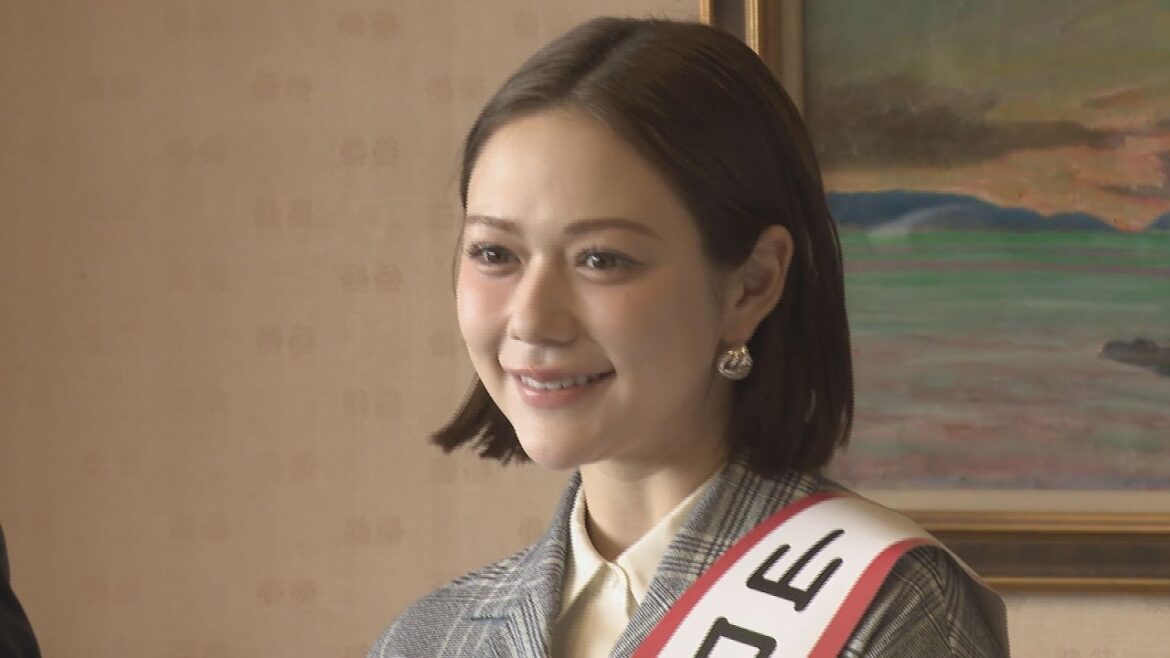 「呼吸する時間がないくらい忙しい」村重杏奈さんに“山口ふるさと大使”を委嘱「山口の知識を1番持つタレントに」