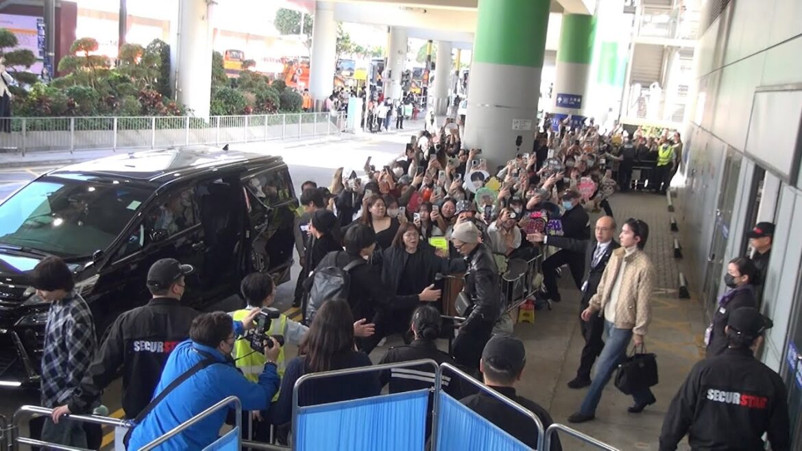 浪花男子 Naniwa Danshi (なにわ男子) 香港空港 Hong Kong Airport Arrival 20250124 (Tokyo Haneda→Hong Kong)