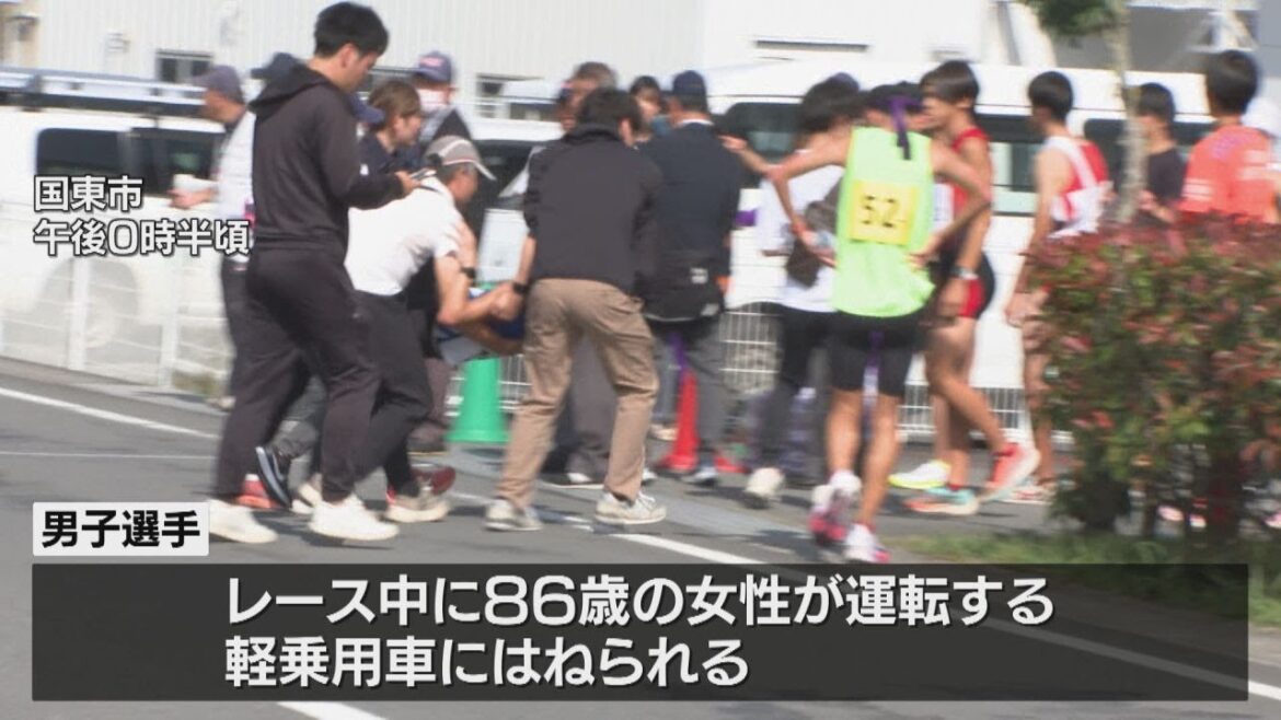 高校駅伝 東明がアベック優勝 全国大会へ レース中、男子ランナーが車にはねられる