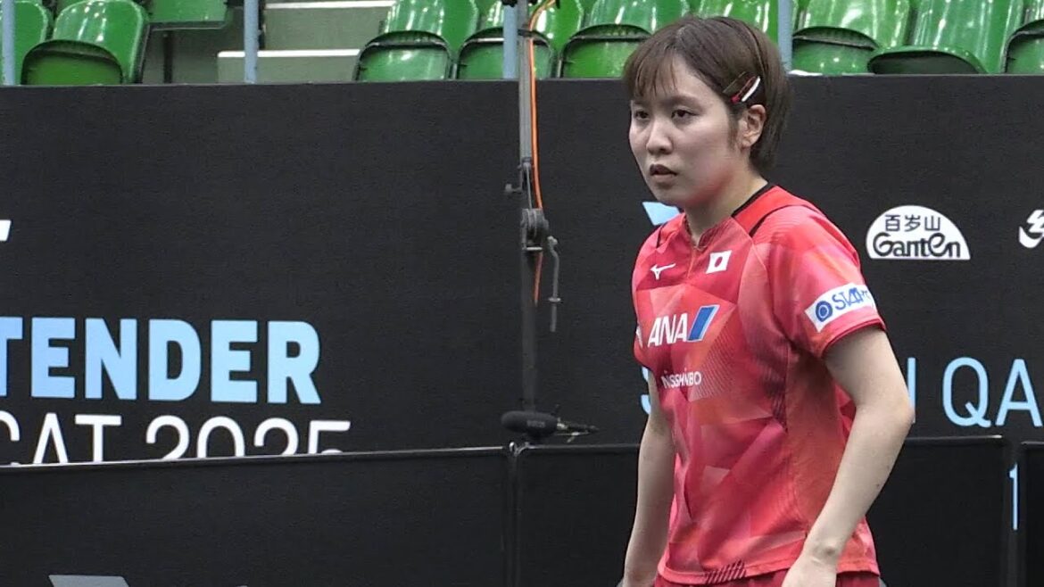 【下カメ】2回戦 平野美宇 vs リウ・ヤンズー|WTTコンテンダーマスカット2025 女子シングルス