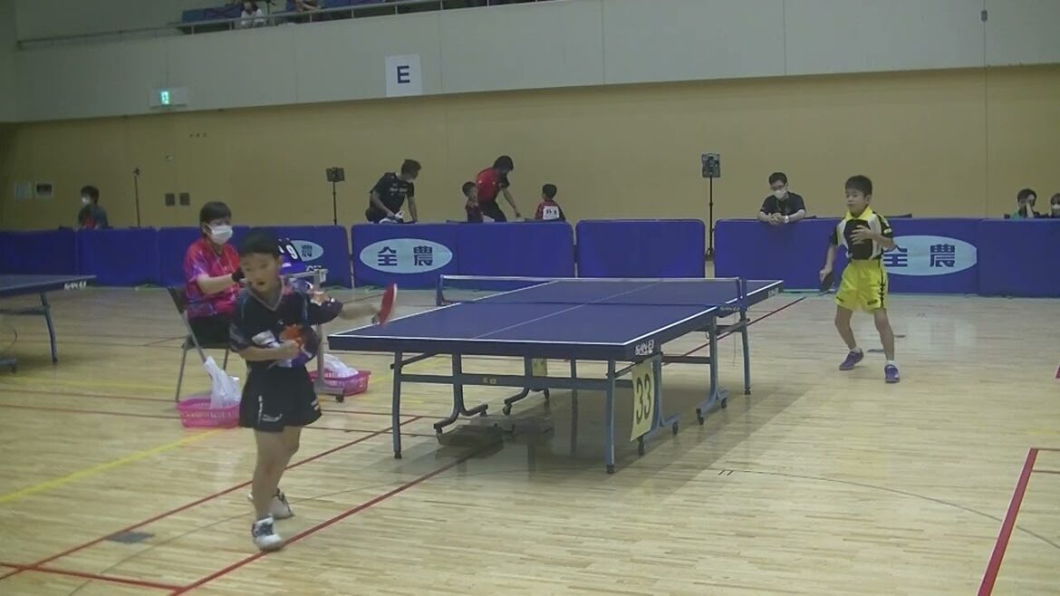 【バンビ男子】吉岡良 vs 櫻井亜蓮|全農杯 2022年全日本卓球選手権大会|第1ステージ