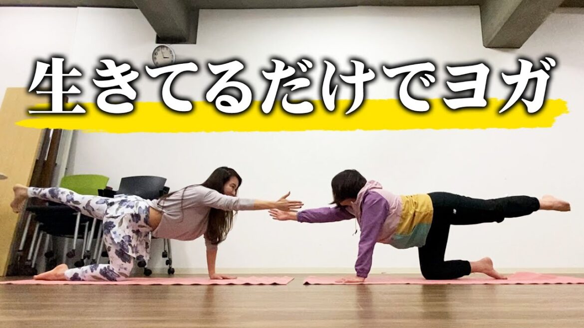【生きてるだけでヨガ】 エミコ、初めてのヨガで色んなものを解放しました✨初級編