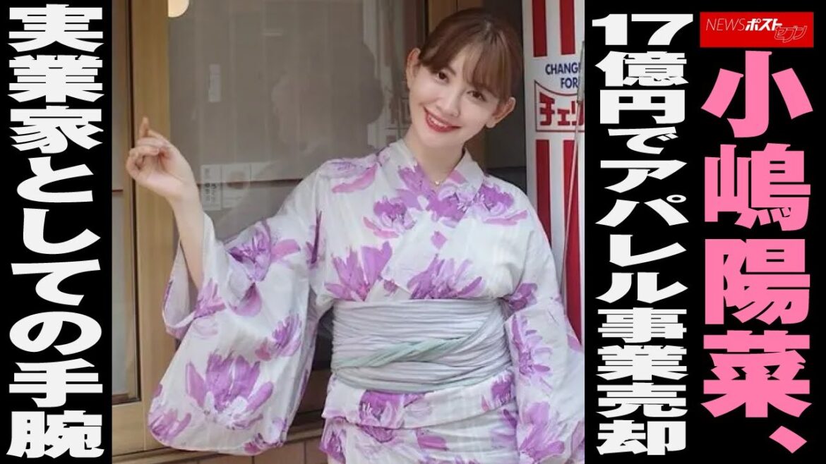 小嶋陽菜 17億円で アパレル 事業売却 実業家 としての手腕 NEWSポストセブン