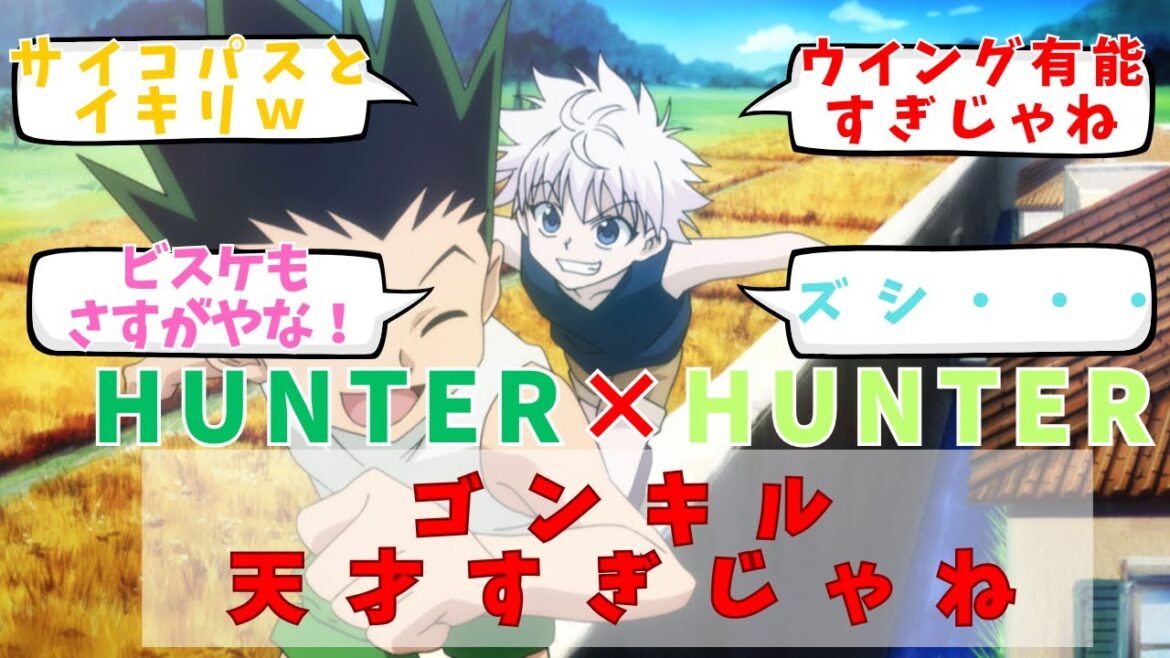 【ハンターハンター】ゴンとキルアの念が天才すぎるについての反応集【HUNTER×HUNTER】聞き流し/アニメ紹介/考察・反応集