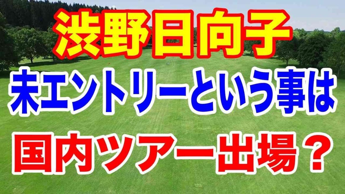 渋野日向子 国内ツアー出場?【女子ゴルフツアー】岩井ツインズ 欧州ツアー2日目の結果