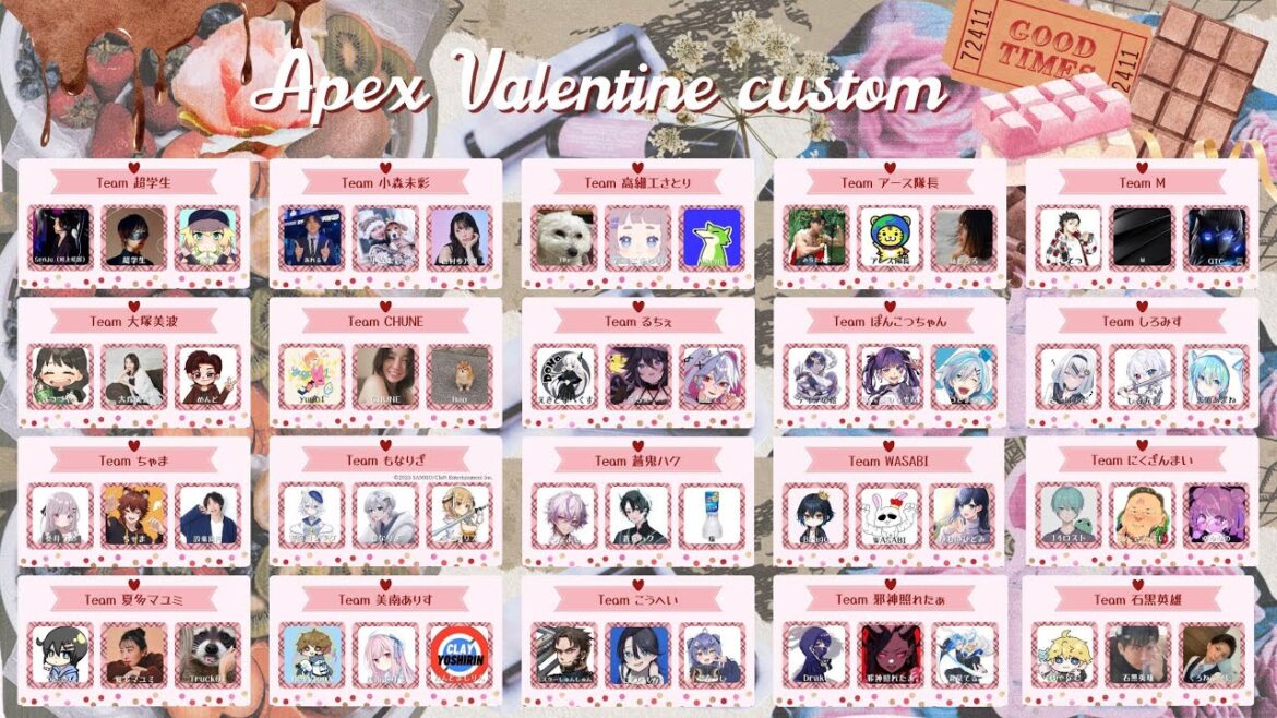 【優勝した】21時からバレンタインデーカスタム with くろねこ シャナム
