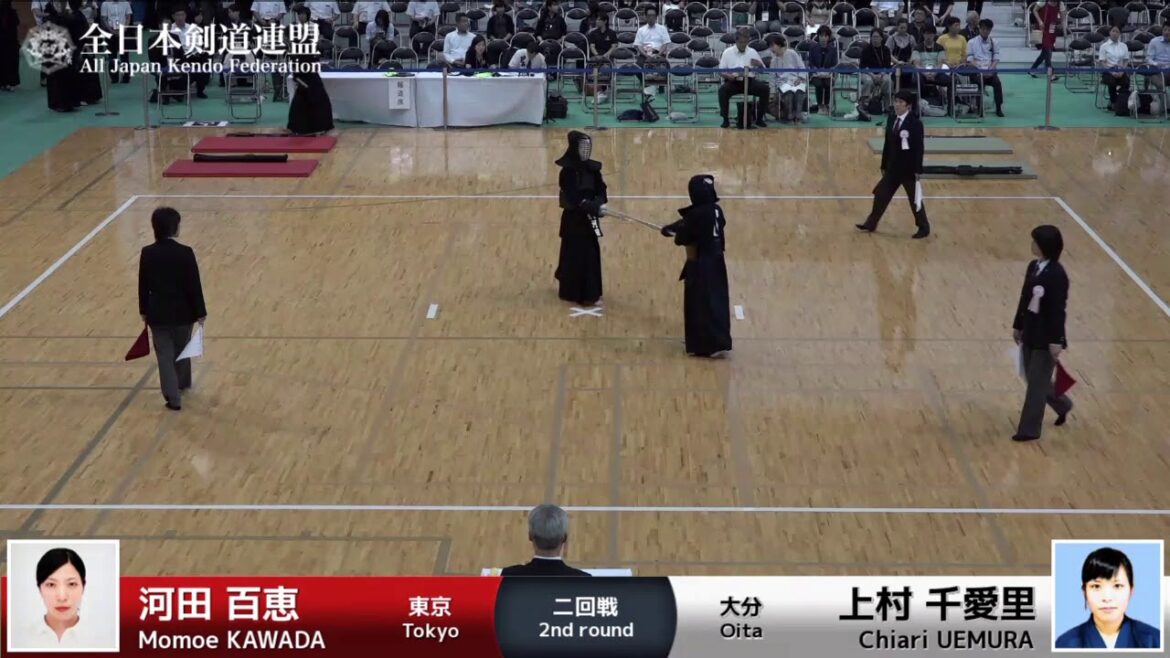 Momoe KAWADA MM- Chiari UEMURA – 58th All Japan Women KENDO Championship – Second round 38